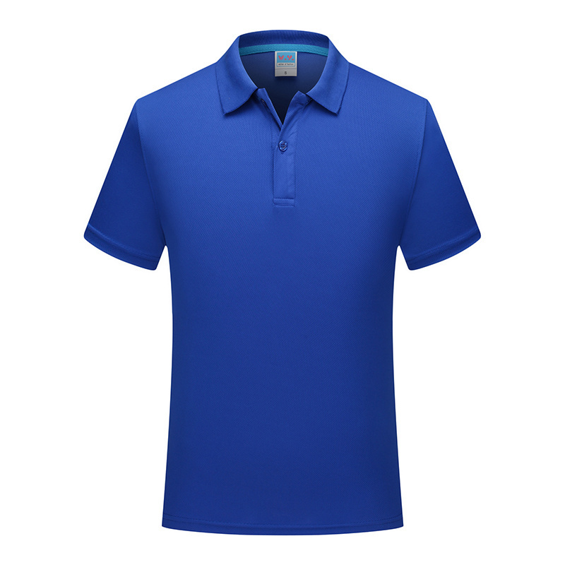 Wholesale polyester dry fit quick-drying unisex short sleeve plain polo shirt custom logo embroidered polo t shirts