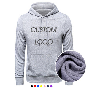 high quality blank black plain unisex cotton fleece pullover hoodie set custom men's hoodies custom logo graphic sweatshirts