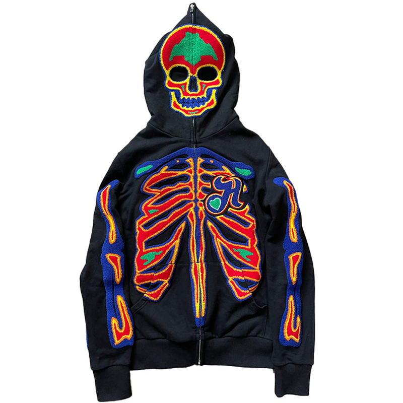 Oem Men 3d Print Full Zip Hoodie Custom Logo Embroidery French Terry Heavyweight Oversized 360gsm Full Zip Up Hoodies