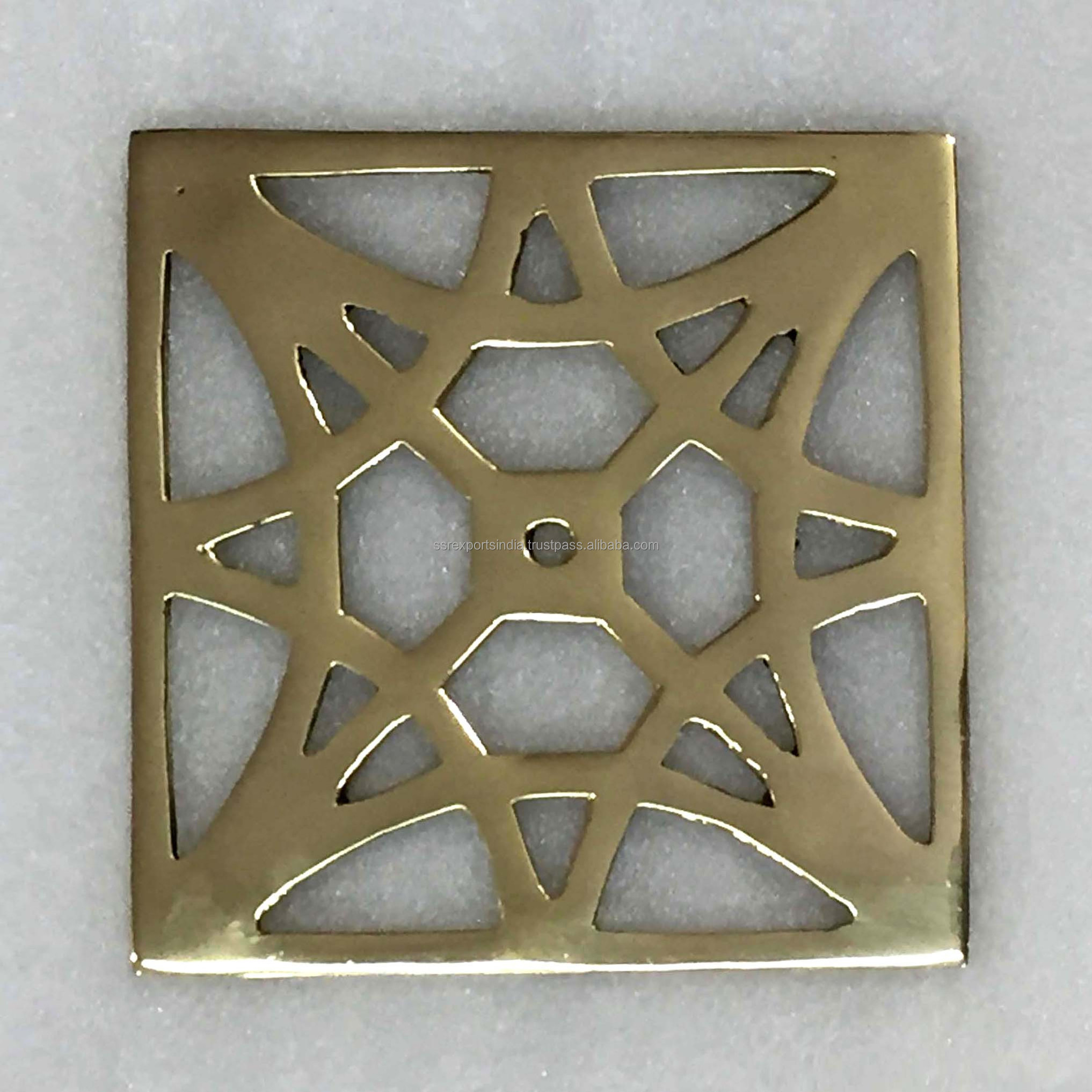 Brass Back Plate for Knob Pull Unique Design Furniture Hardware Pulls Handle Kitchen Cabinet Drawer Dresser Factory Manufacturer