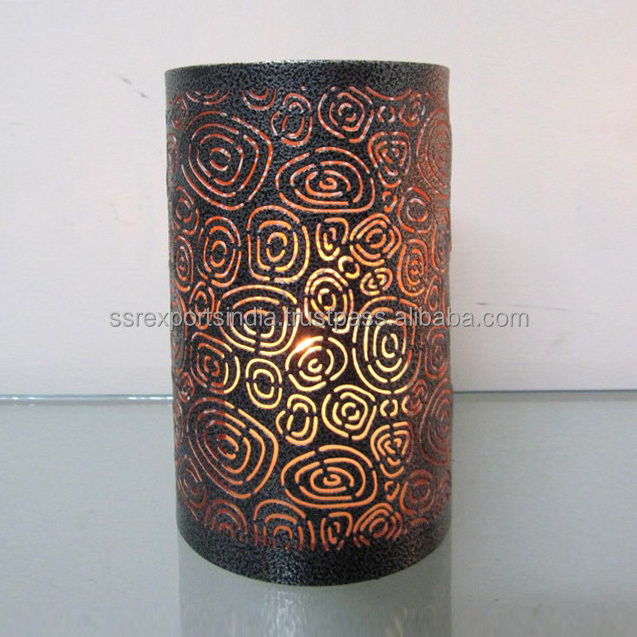 Home Decoration Iron Metal Tea Light Votive Holder Manufacturer Decorative Design Metal Tea Light Votive