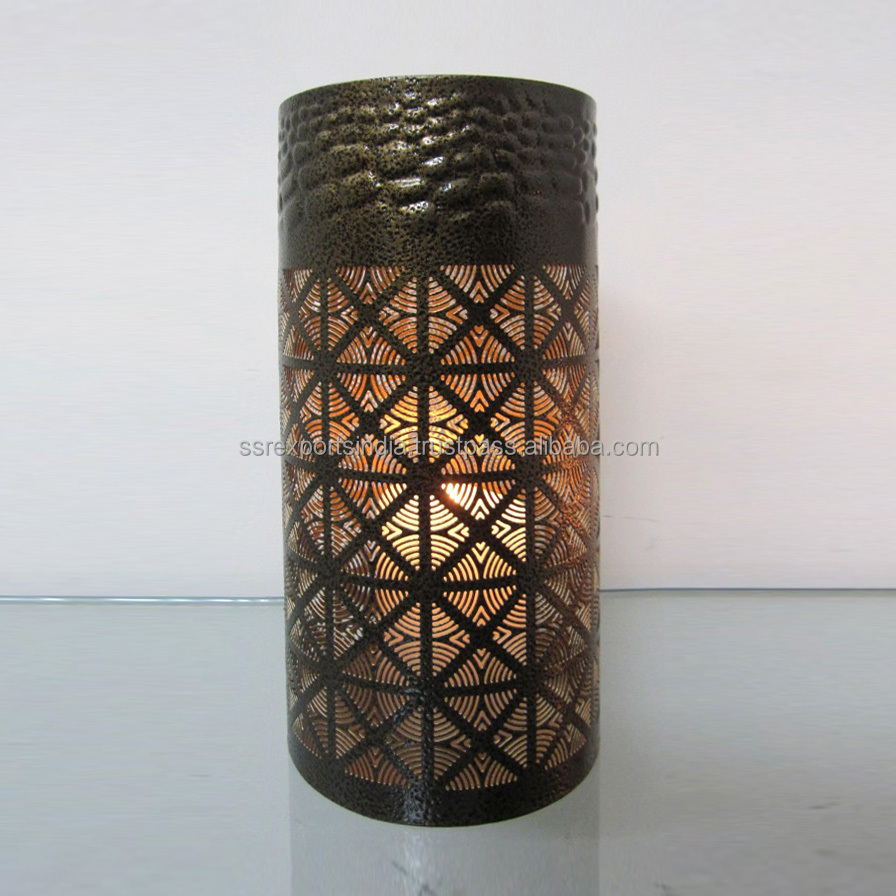 Home Decoration Iron Metal Tea Light Votive Holder Manufacturer Decorative Design Metal Tea Light Votive