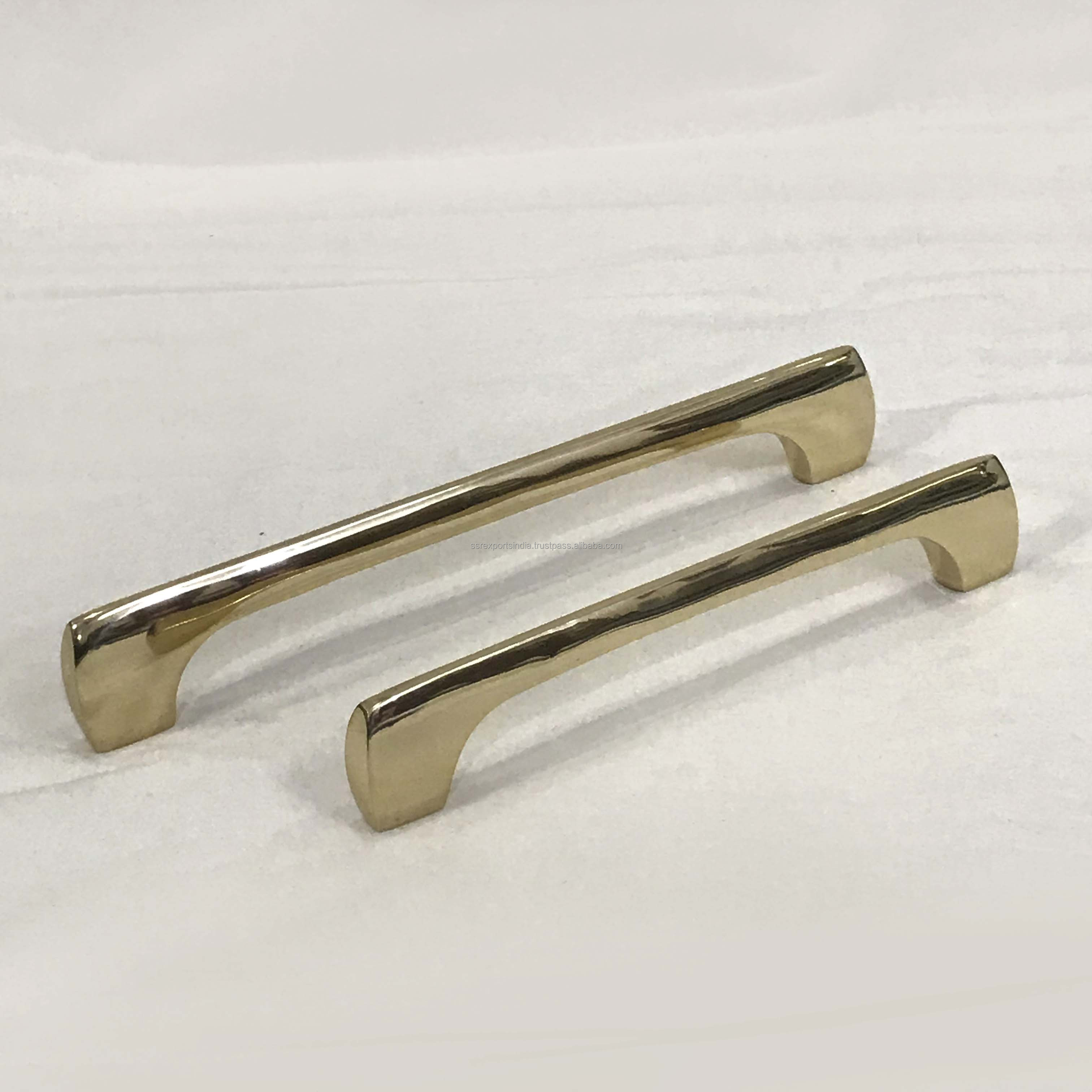 Handmade Solid Gold Brass Cabinet Handle Knobs and Pulls Mushroom High Quality Customized Cabinet Handle Knobs