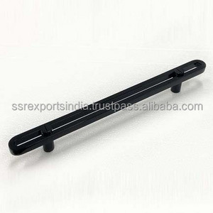 fancy black satin brass Hollow stainless steel kitchen cabinet door square t bar furniture handle millions hardware