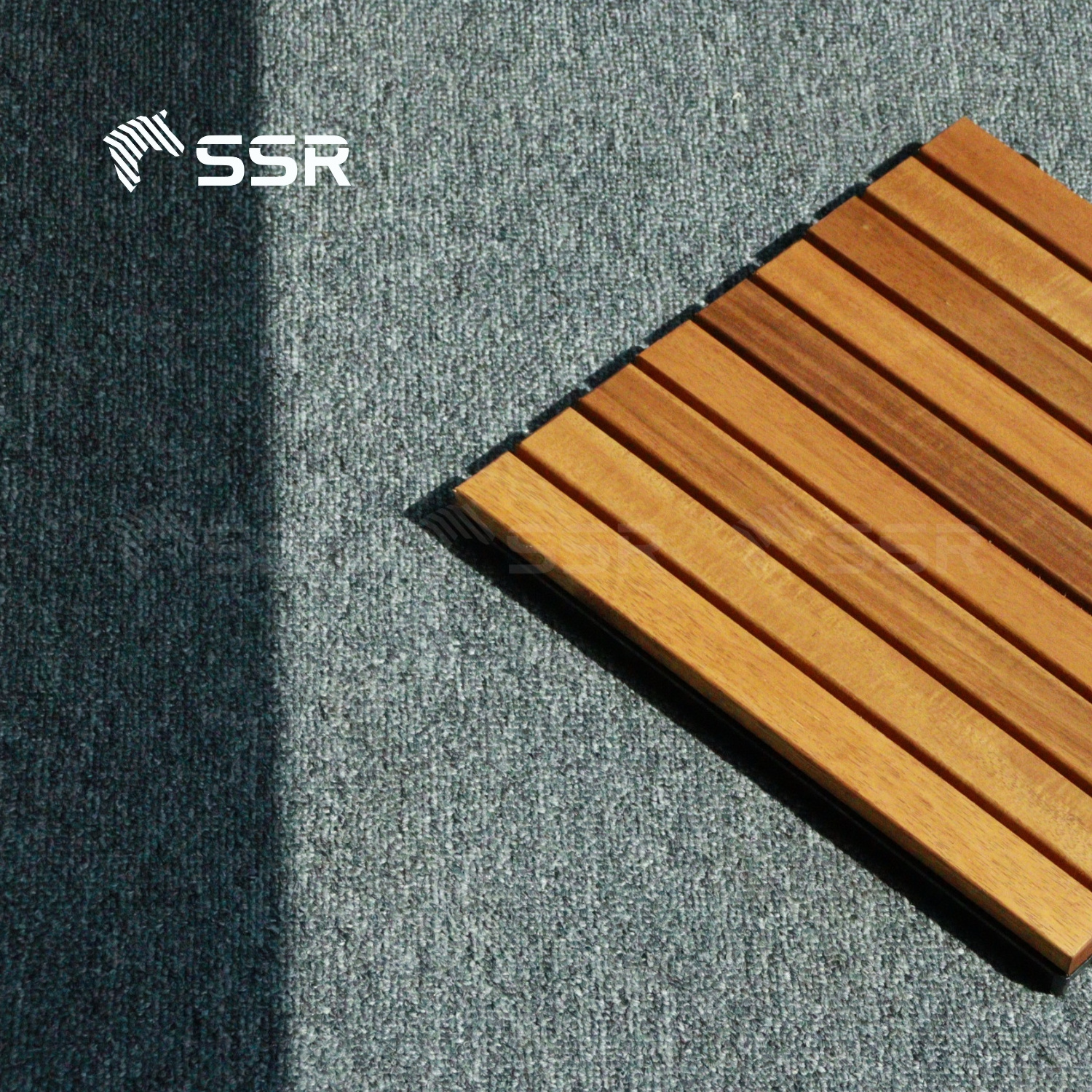 SSR VINA - acacia wood outdoor tiles - 300x300mm outdoor deck tiles garden furniture for balcony patio porch deck tiles