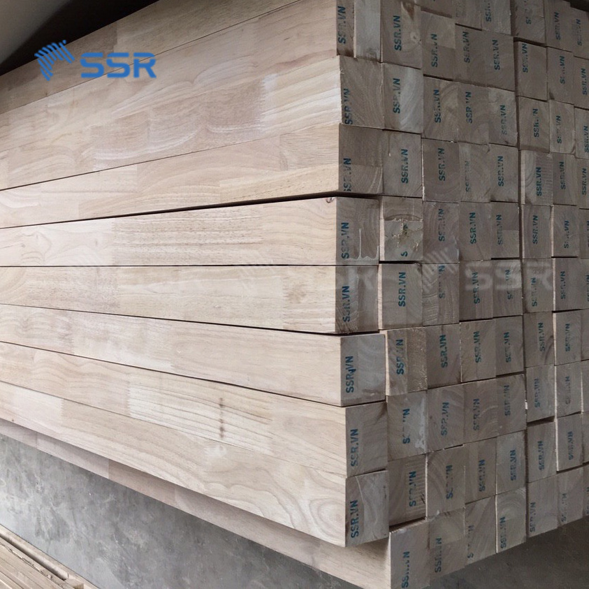 SSR VINA - Rubber Wood/Acacia/Sapele Scantling - Hevea/ Rubberwood/ Acacia wooden block window scantlings wood stair parts