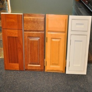 Solid Wood Slab Cabinet Doors Real Wood Kitchen Pantry Solid Wood White Cabinets Modern Style