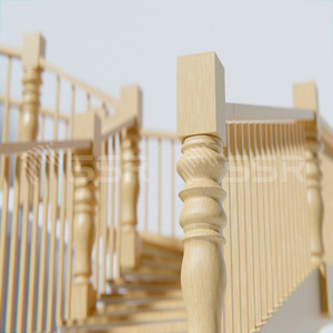 SSR VINA - Wood Baluster - stair baluster made from rubberwood/acacia/oak home decoration balusters for stairs