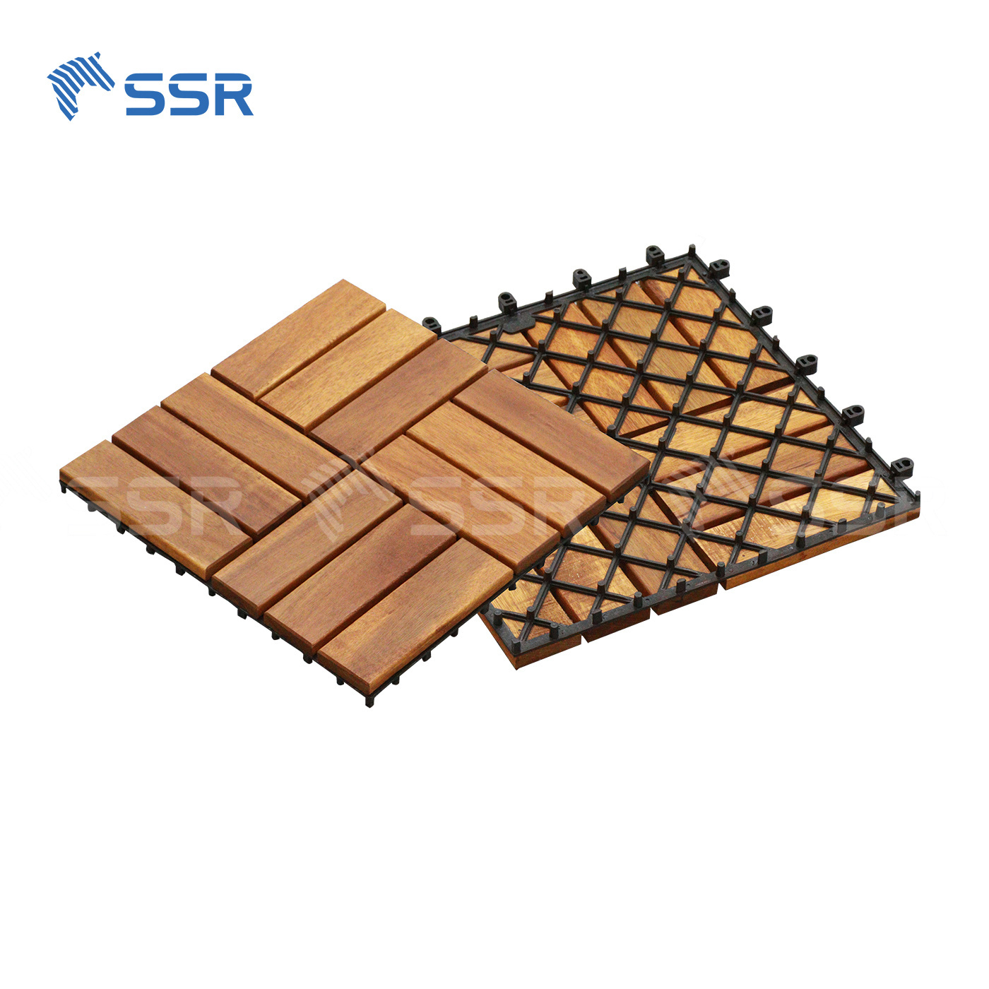 SSR VINA - acacia wood decking tiles - interlocking deck tiles for wood flooring wooden flooring garden landscaping decking