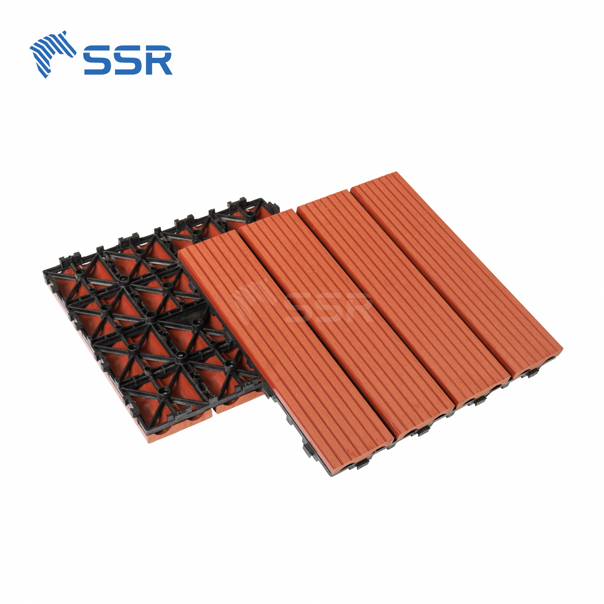 SSR VINA - wpc deck tiles - balcony composite base deck tiles plastic grade for outdoor furniture garden space