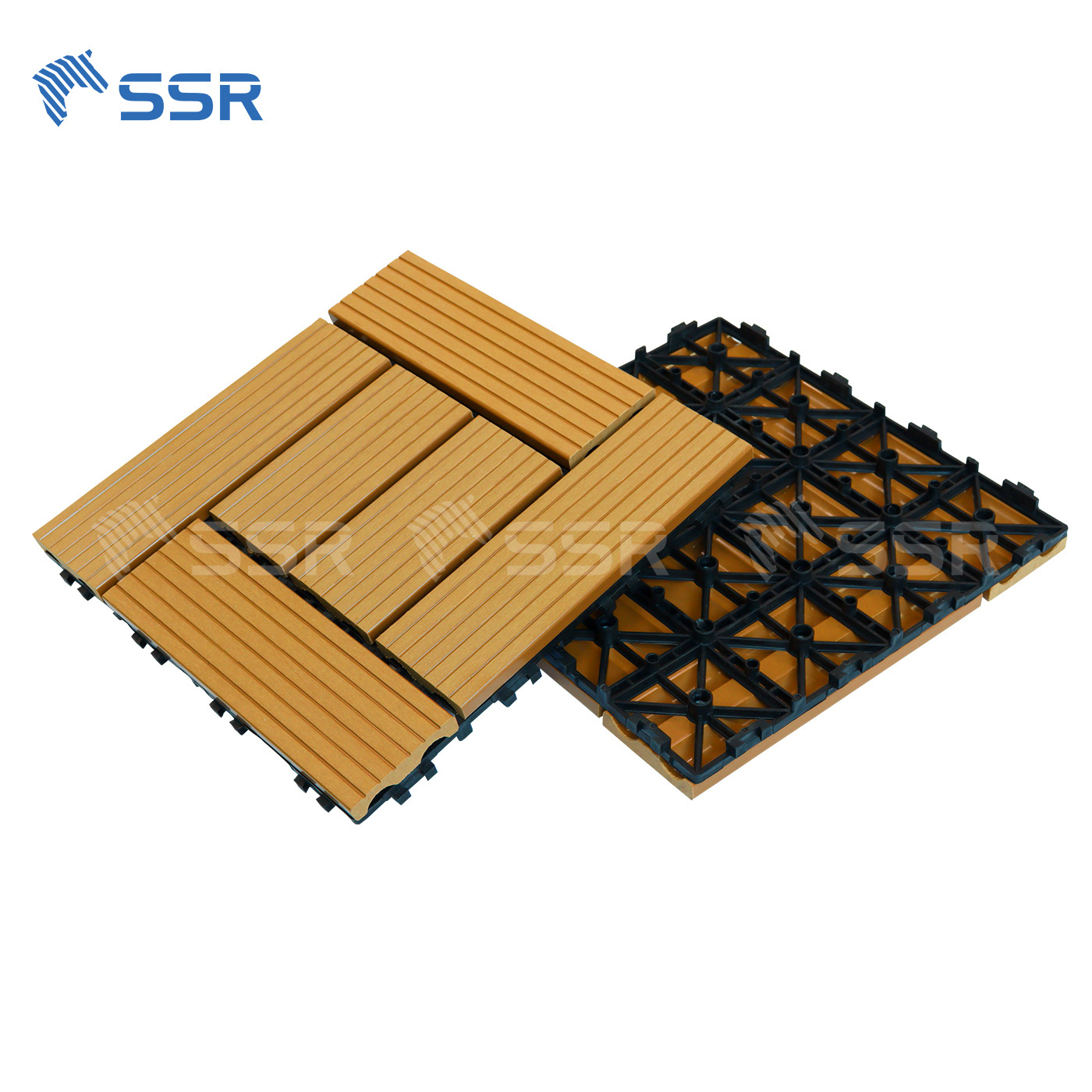 SSR VINA - acacia wood decking tiles - interlocking outdoor all weather for outdoor space balcony patio tiles at factory price