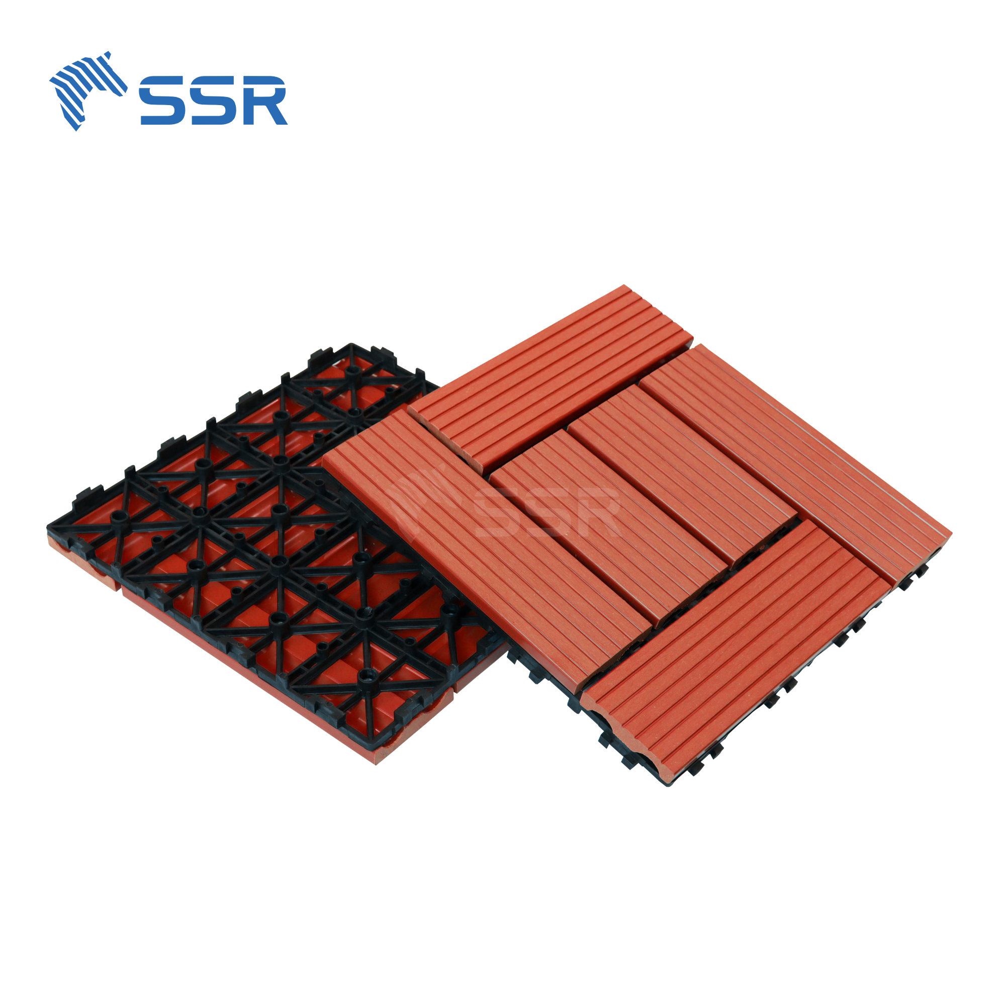 SSR VINA - wpc deck tiles - balcony composite base deck tiles plastic grade for outdoor furniture garden space