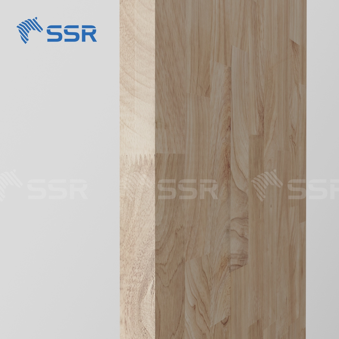 SSR VINA -  Rubberwood (Hevea) Butcher Block Countertop - Hevea rubberwood panel for butcher block countertops/tabletop/worktop