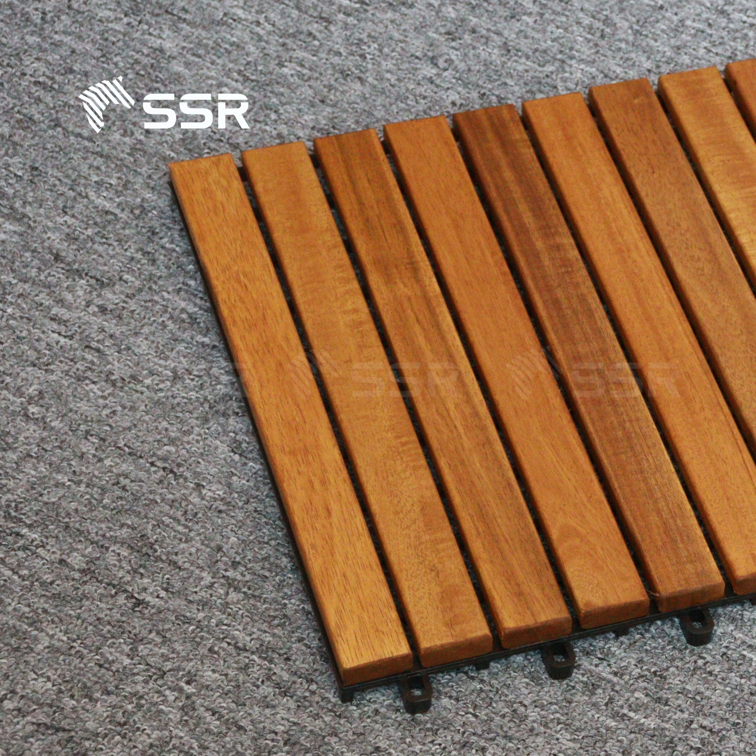 SSR VINA - acacia wood outdoor tiles - 300x300mm outdoor deck tiles garden furniture for balcony patio porch deck tiles