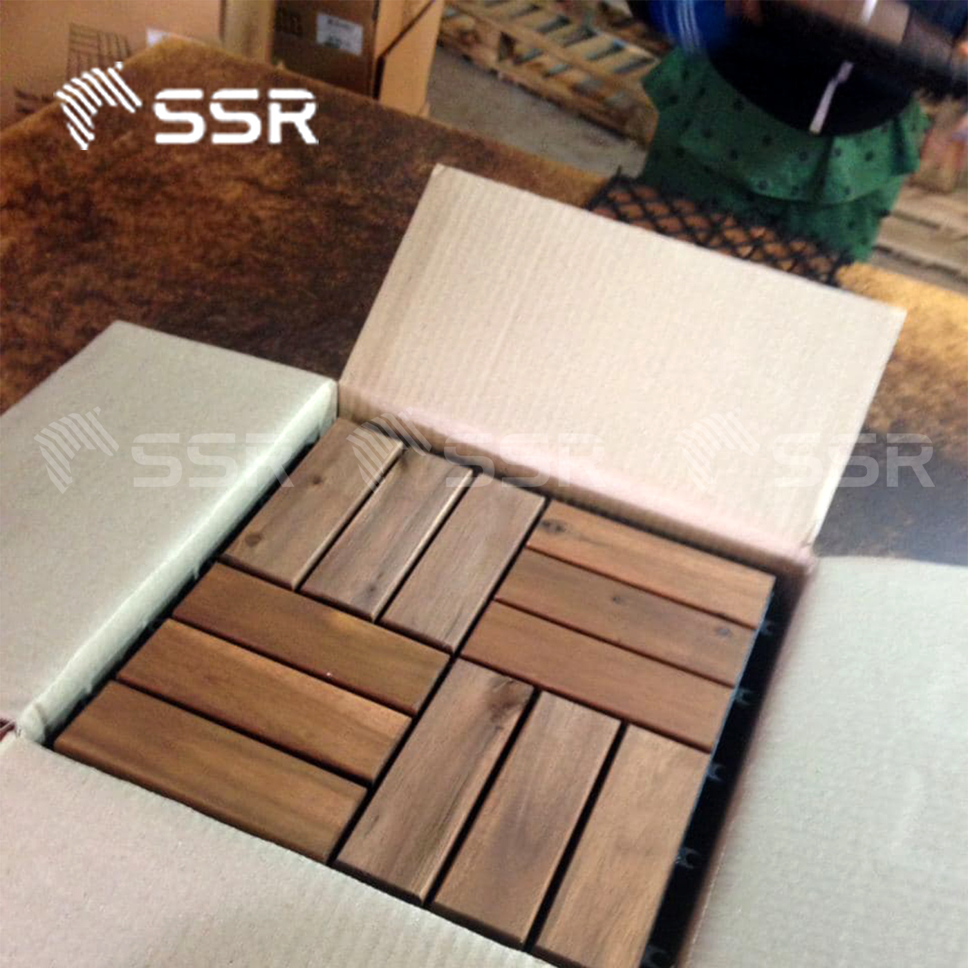 SSR VINA - acacia wood decking tiles - interlocking deck tiles for wood flooring wooden flooring garden landscaping decking