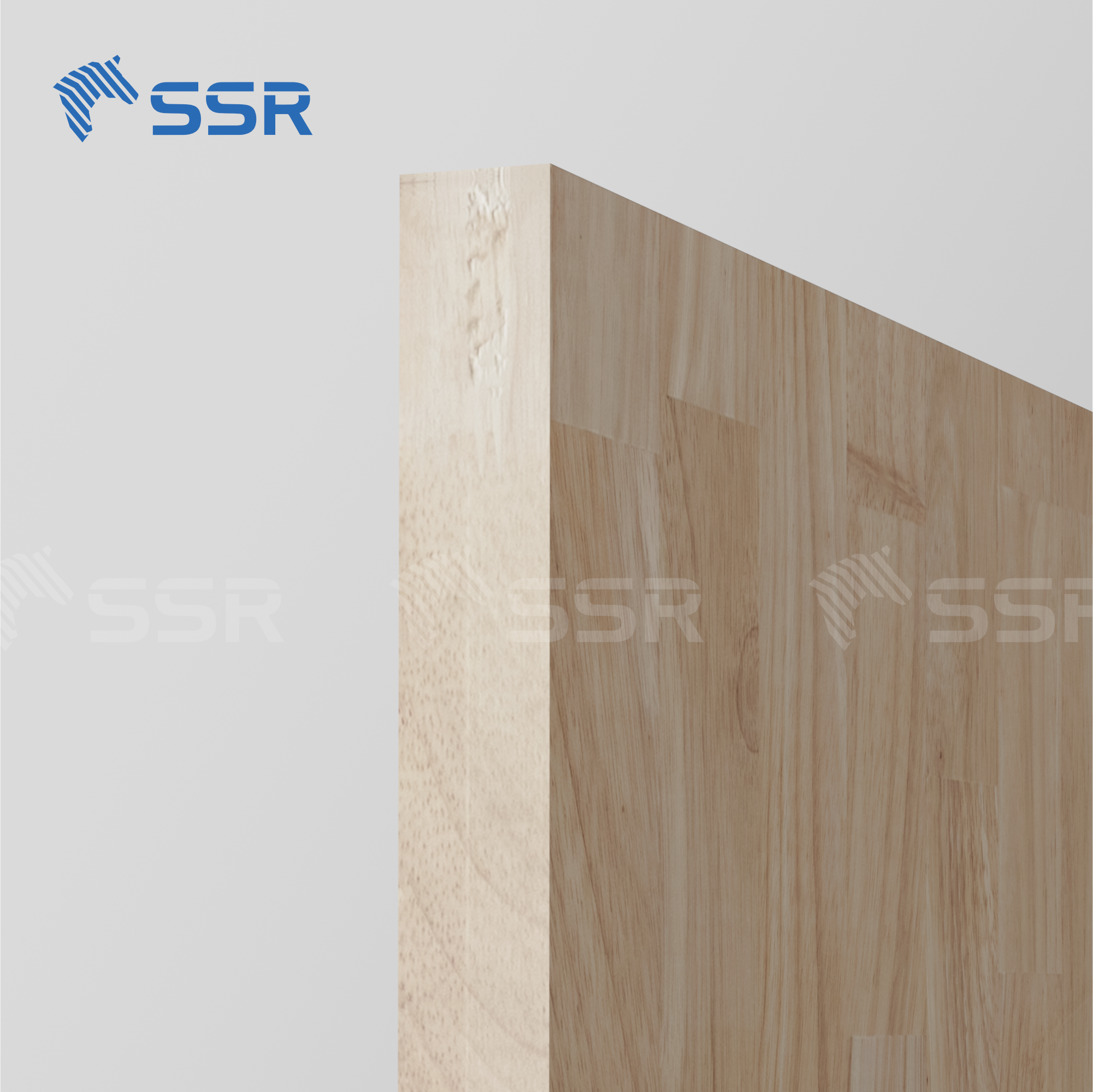 SSR VINA -  Rubberwood (Hevea) Butcher Block Countertop - Hevea rubberwood panel for butcher block countertops/tabletop/worktop