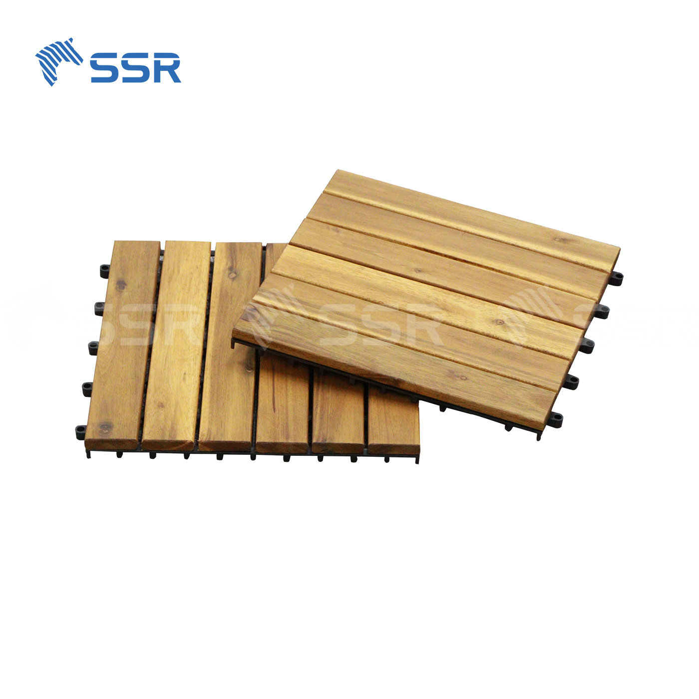 SSR VINA - acacia wood decking tiles - interlocking outdoor all weather for outdoor space balcony patio tiles at factory price