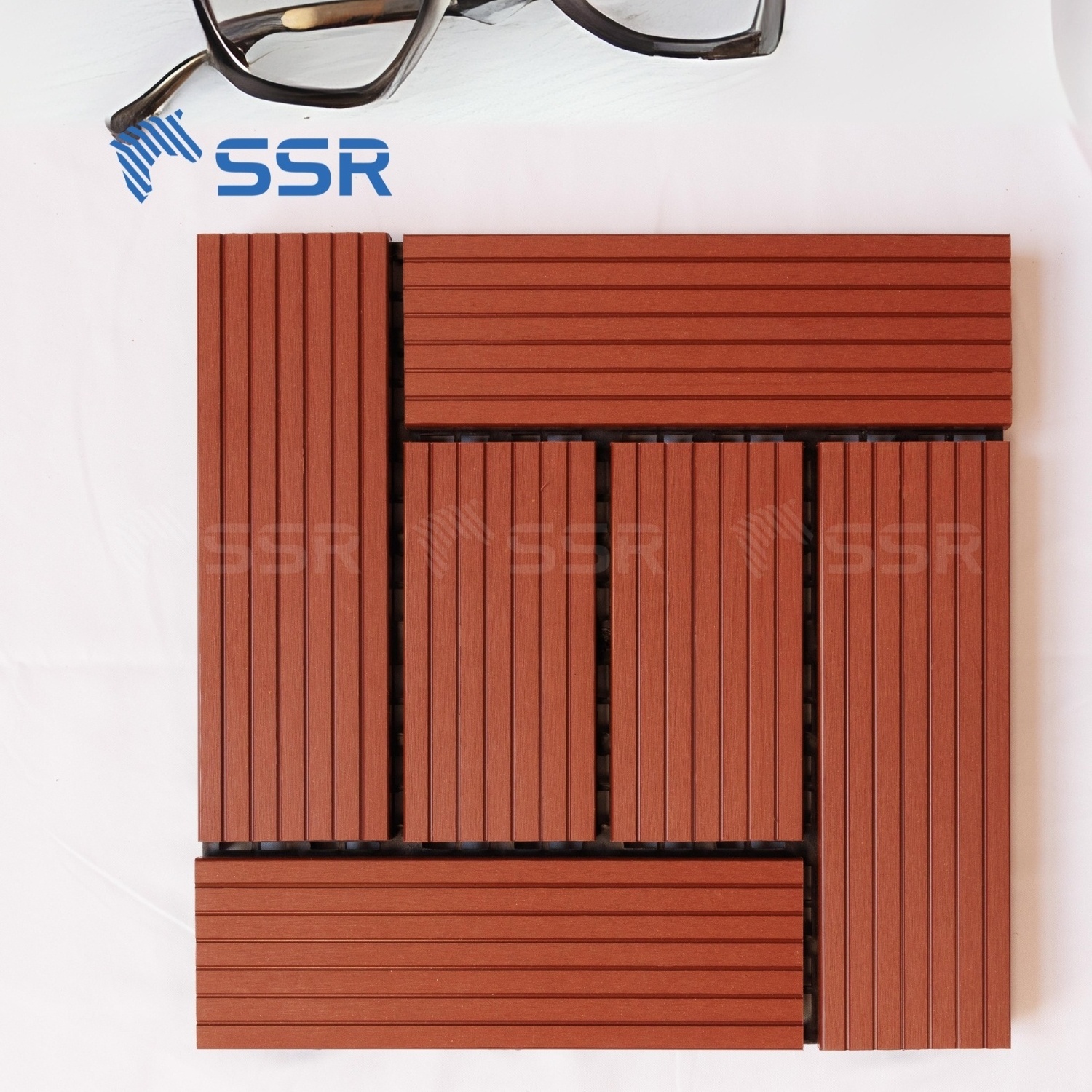 SSR VINA - composite deck tiles - wpc decking tiles composite decking tiles  plastic flooring for outdoor furniture