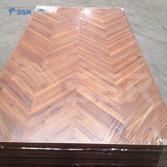 SSR VINA - Acacia Wood Chevron Countertop - chevron panel worktop standing desktop kitchen countertops