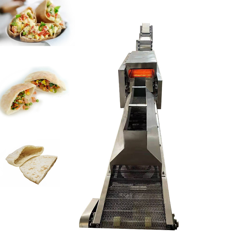 Pita Naan Wraps Bread Chapati/roti/pancake Pita Roti Maker Making Machine