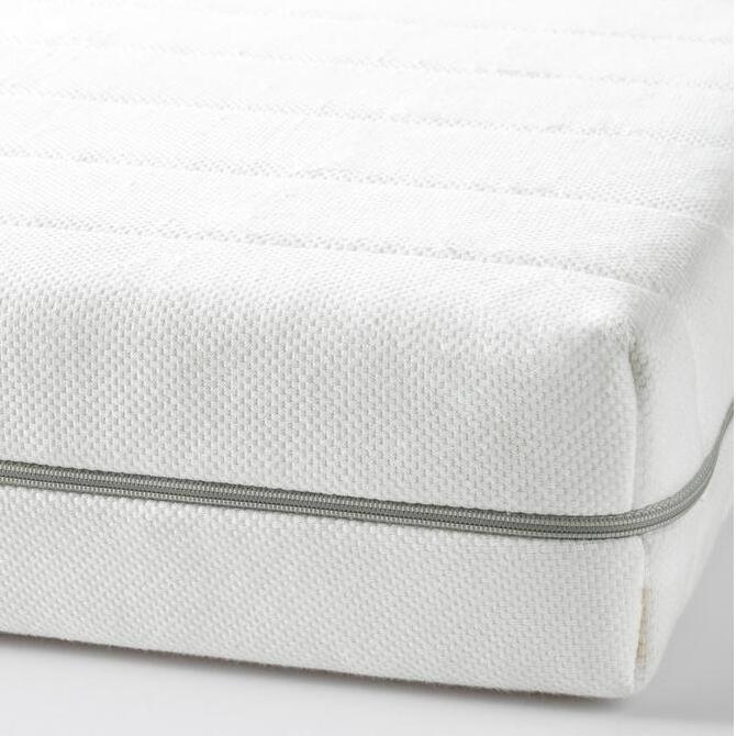 Removable Linen Fabric Cover Medium Firm High Density Foam Mattresses Topper 4 inch Foam Mattress Protector