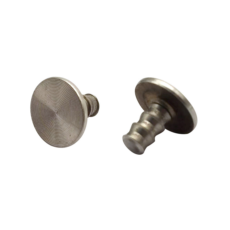 Customized special fasteners low profile large flat head CD pattern anti-disassembly umbrella thread screw