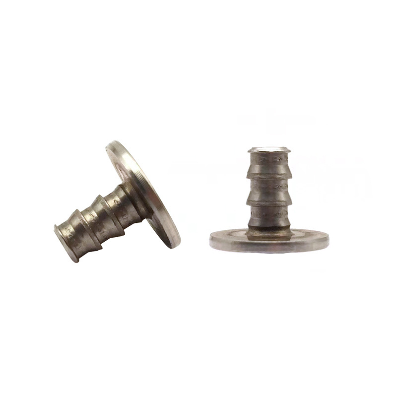 Customized special fasteners low profile large flat head CD pattern anti-disassembly umbrella thread screw