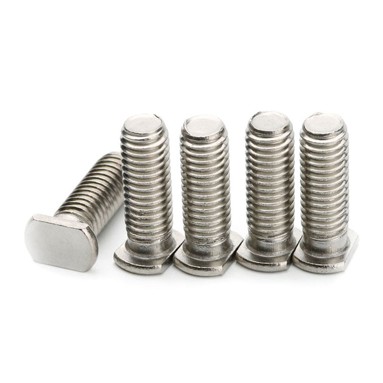 Customized Non-standard Tolerance Smooth And Bright Surface T-shape Special Screw Bolt Thru Bolt Fastener