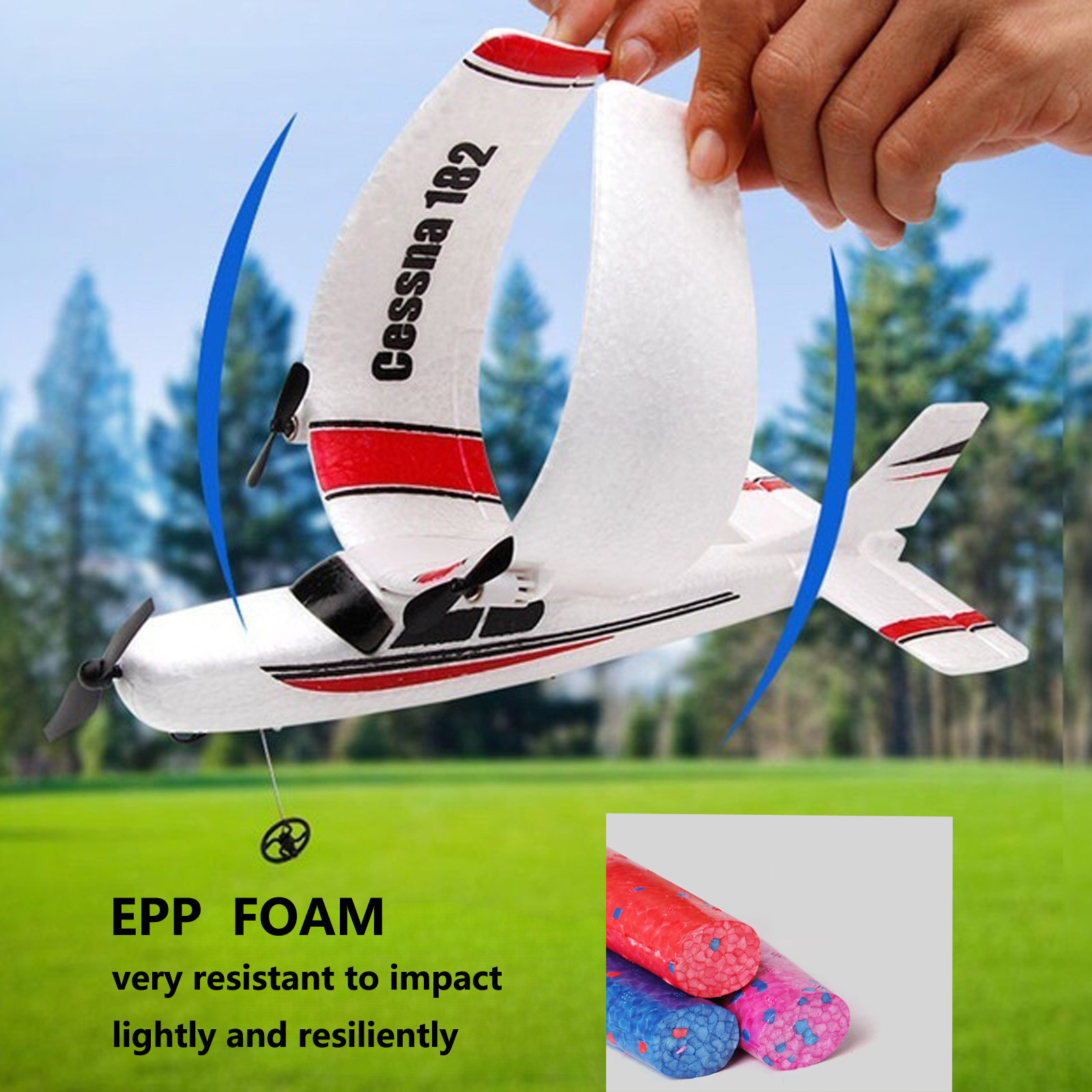 DIY RC Plane Toy EPP Craft Foam Electric Outdoor Remote Control Glider FX-801 901 mini rc drone Airplane DIY Fixed Wing Aircraft