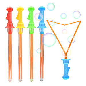 Small Order Quantity Wedding Sword Plastic Toy Water Soap bubble Wand Stick  Tube For Kids