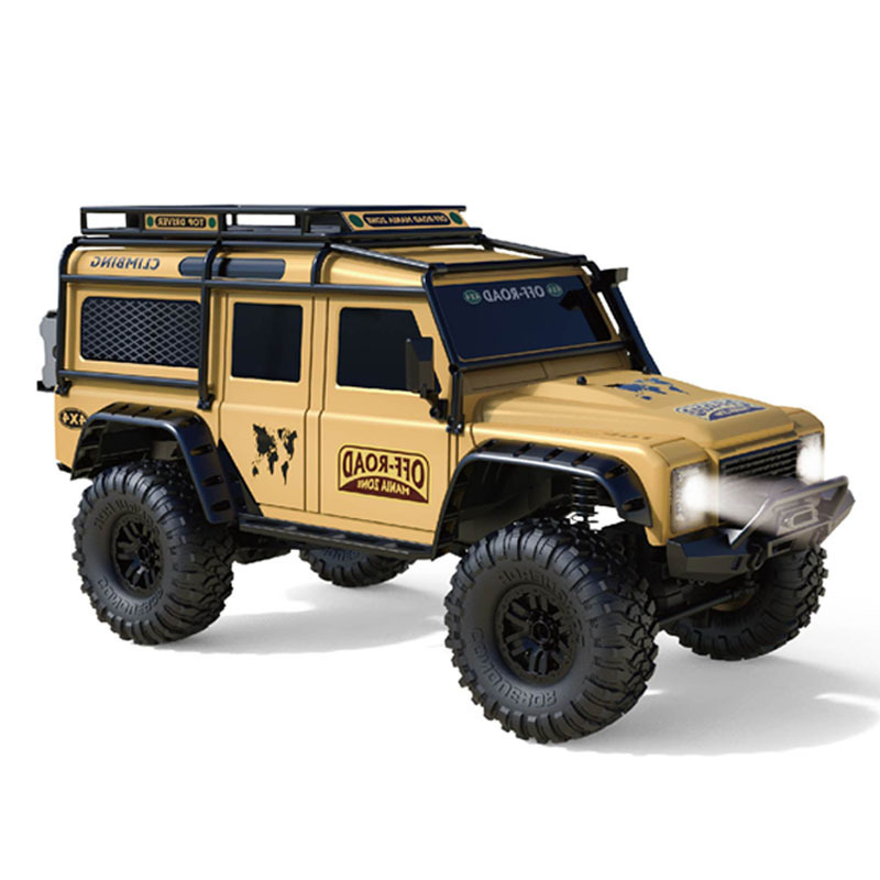 2.4GHz  4WD Rc Beast Rock Crawler Climbing Truck  with LED Lights 15KM/H Crawler Rally Off-Road Car