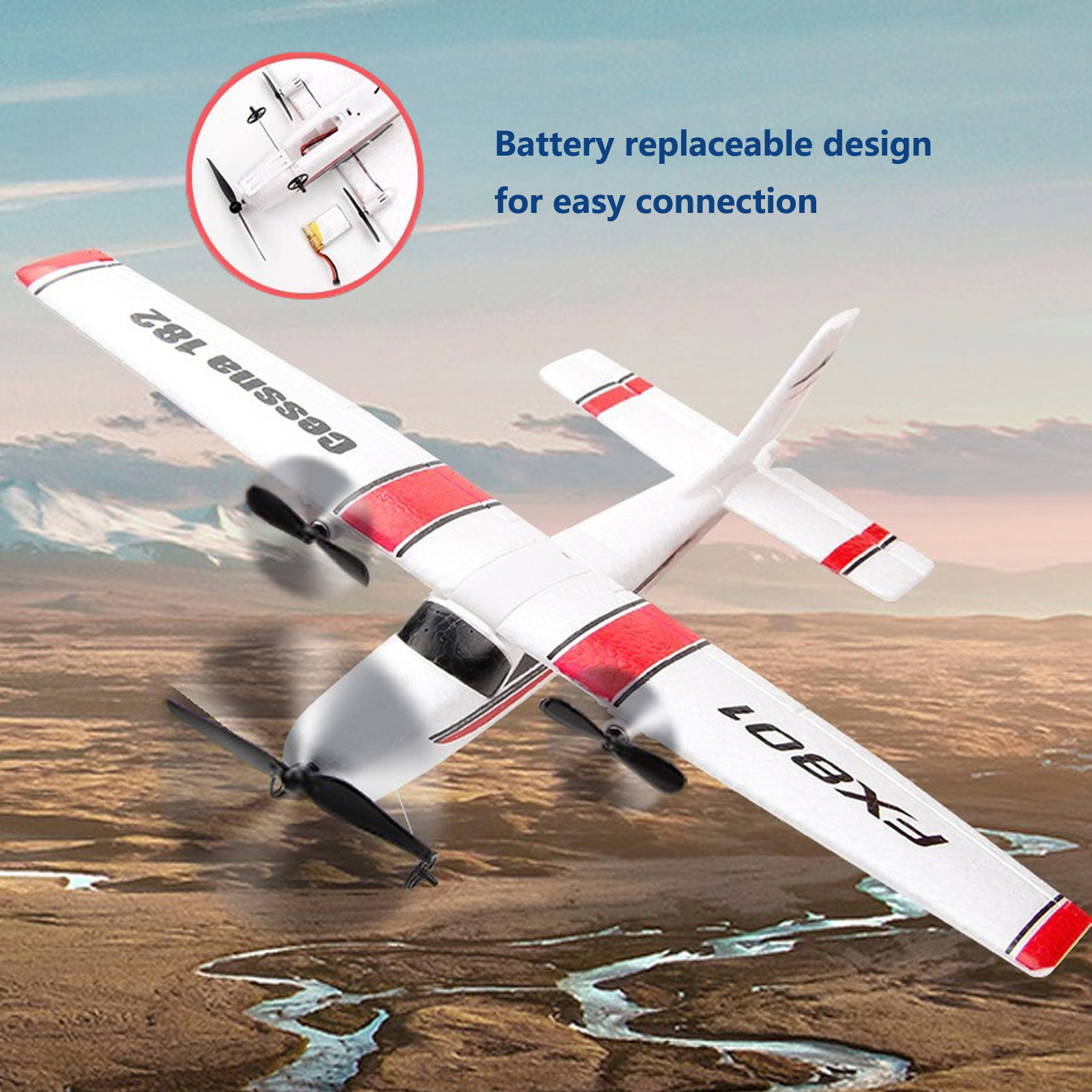 DIY RC Plane Toy EPP Craft Foam Electric Outdoor Remote Control Glider FX-801 901 mini rc drone Airplane DIY Fixed Wing Aircraft