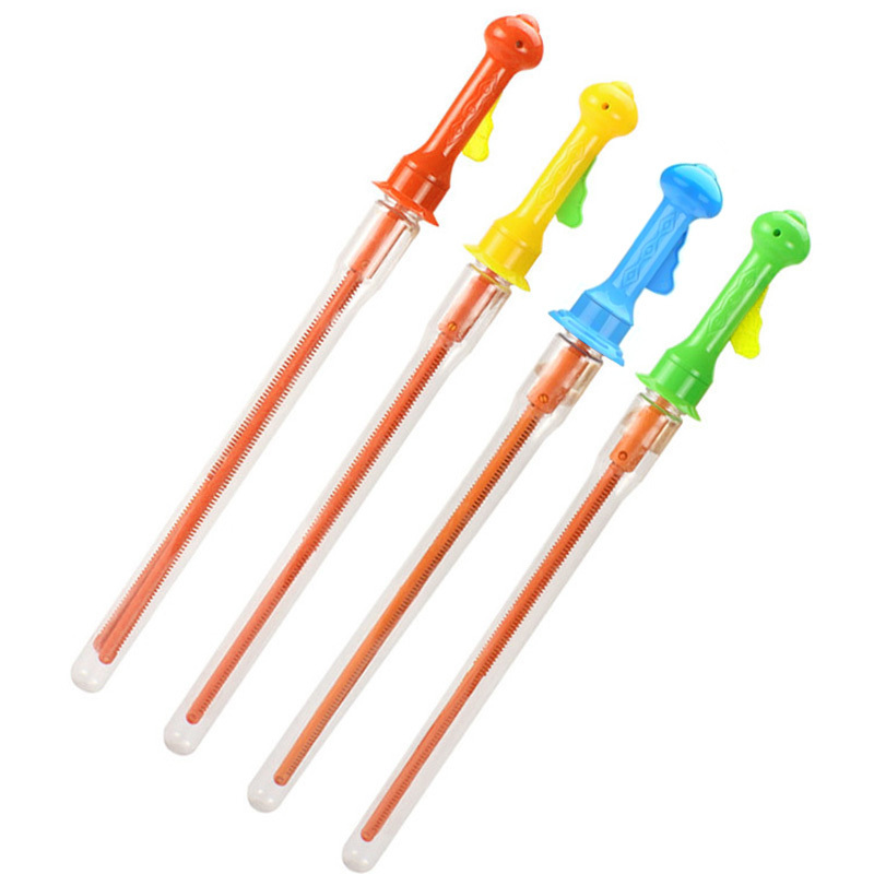 Small Order Quantity Wedding Sword Plastic Toy Water Soap bubble Wand Stick  Tube For Kids