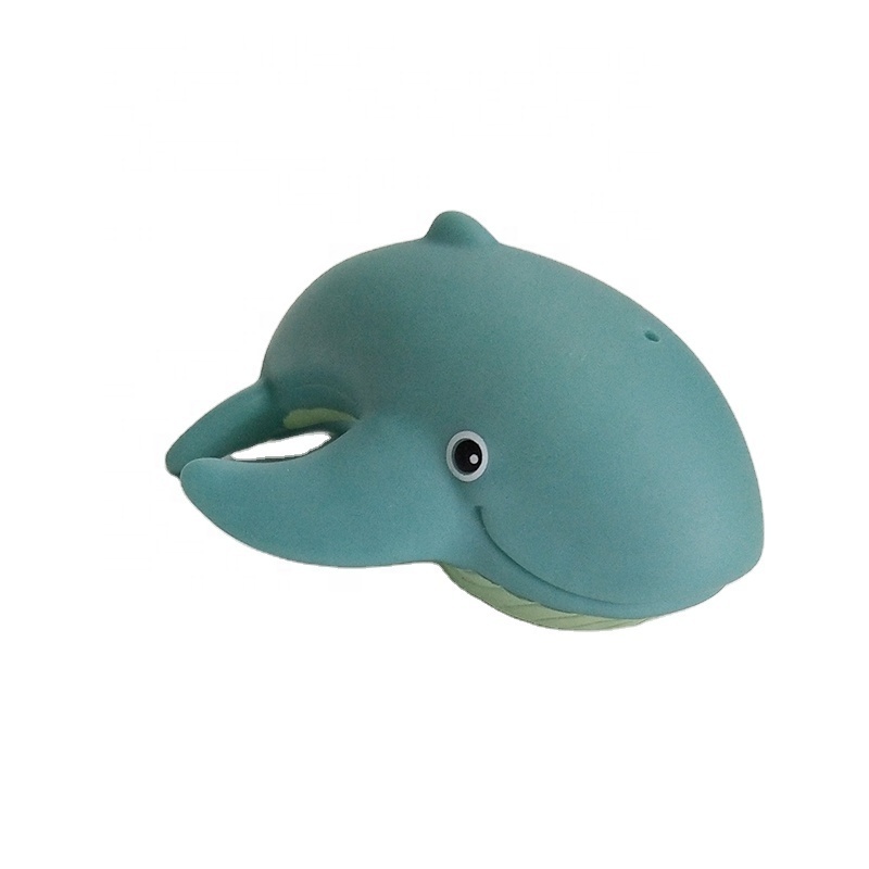 Eco-friendly Rubber sea Anima  Baby Water bathtub toy spray water Floating Sharks starfish octopus whales bath toy for  Toddlers