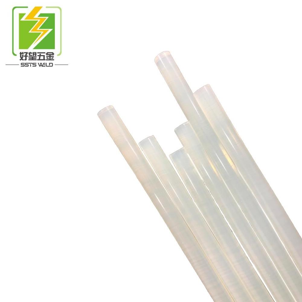 Crystal Transparent EVA 7mm /11mm Hotmelt Glue Stick with Hotmelt Glue Gun Office and School use Adhesive Stick ST-200MM