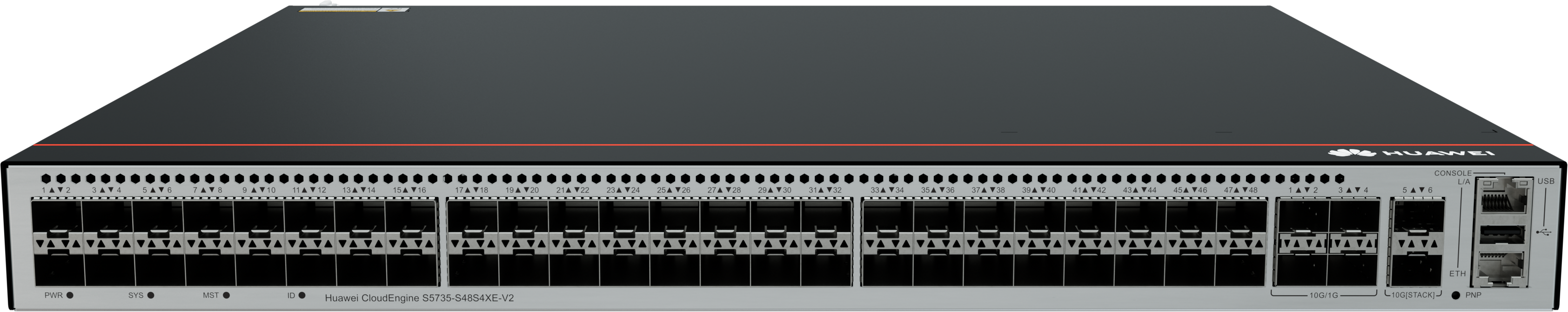 CloudEngine S5735-S24HS4XE-V2 The next generation hybrid optoelectronic gigabit switch has port 24