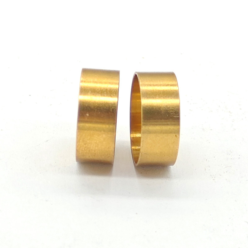 Precision CNC Turning Parts Copper Bushings Brass Metal Parts Customized CNC Metalworking Services