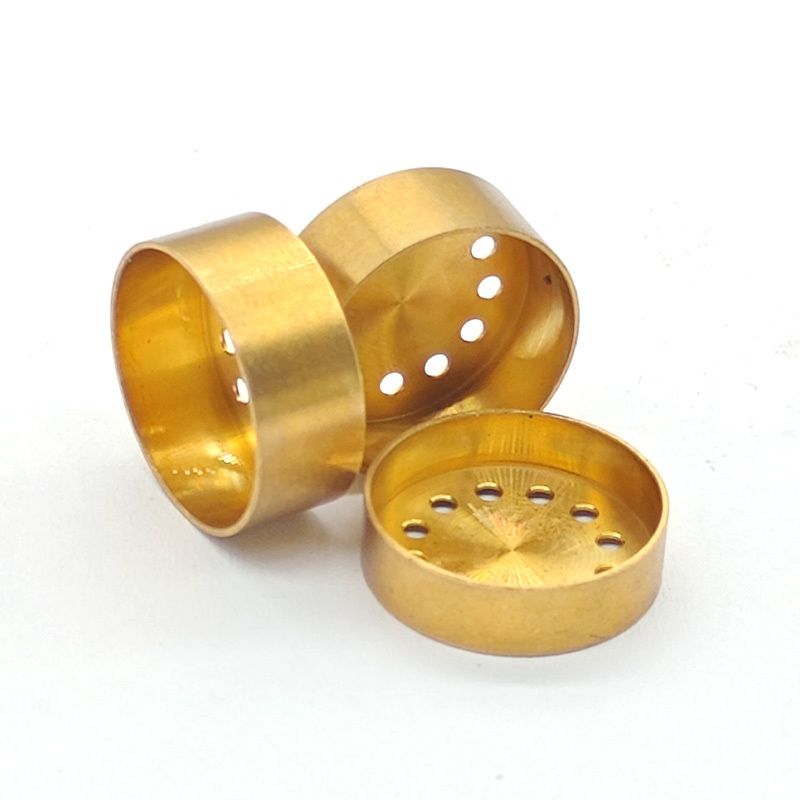 Precision CNC Turning Parts Copper Bushings Brass Metal Parts Customized CNC Metalworking Services