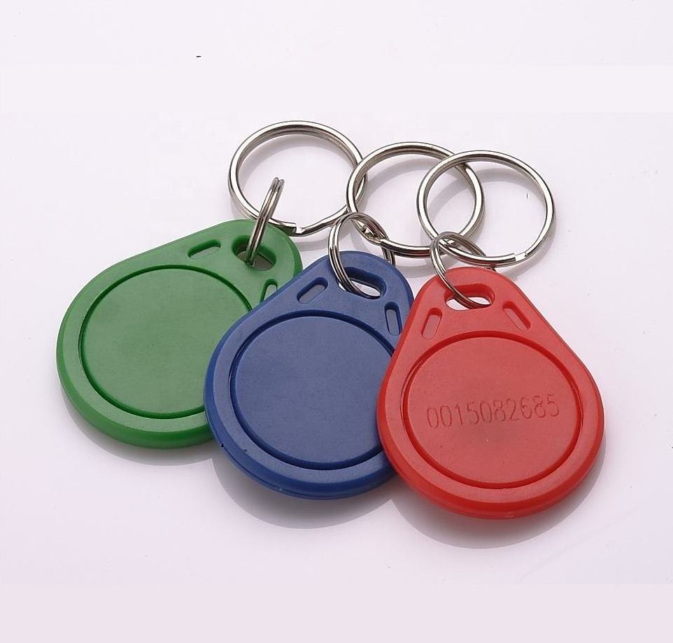 NFC Key Fob S0023 Hot Popular 100% Full Test Custom Printed Eco-friendly ABS Plastic Access Control System Passive Testing OEM