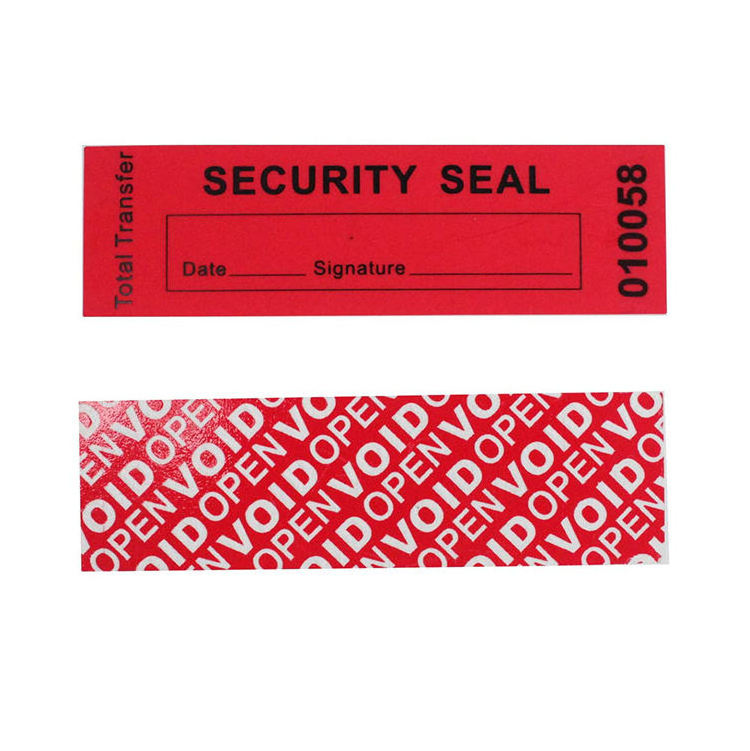 Best Price Warranty Open Void Seal Label Tamper Proof Stickers Tamper Evident Security Label Printing Customized Packaging Vinyl