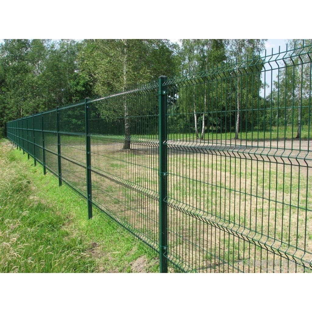 3D welded mesh fencing curvy panel 200x50 sustainable cloture zaun ogrodzenia galvanized wire grillage recycle easily assembled