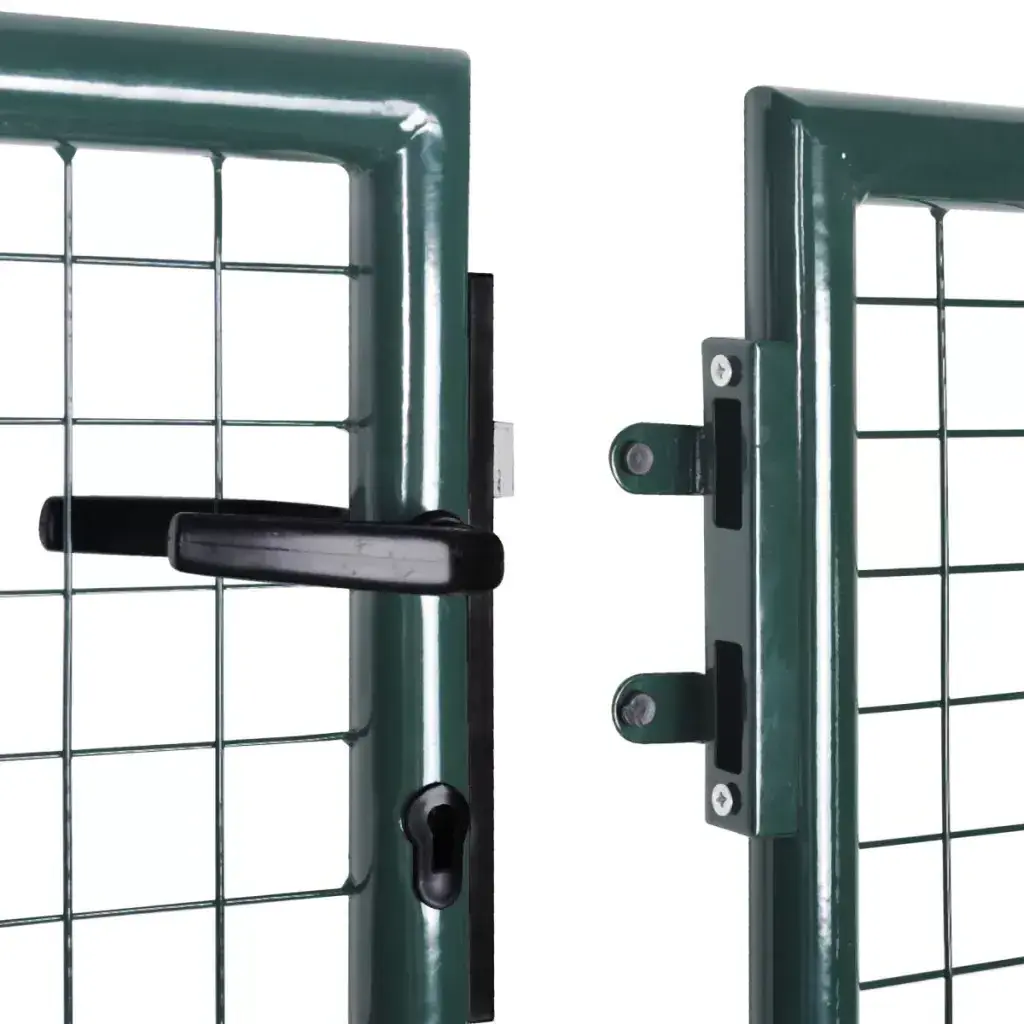 Swing gate double gate Wicket door metal mesh fence garden gate 3D mesh cheap easy quick installation