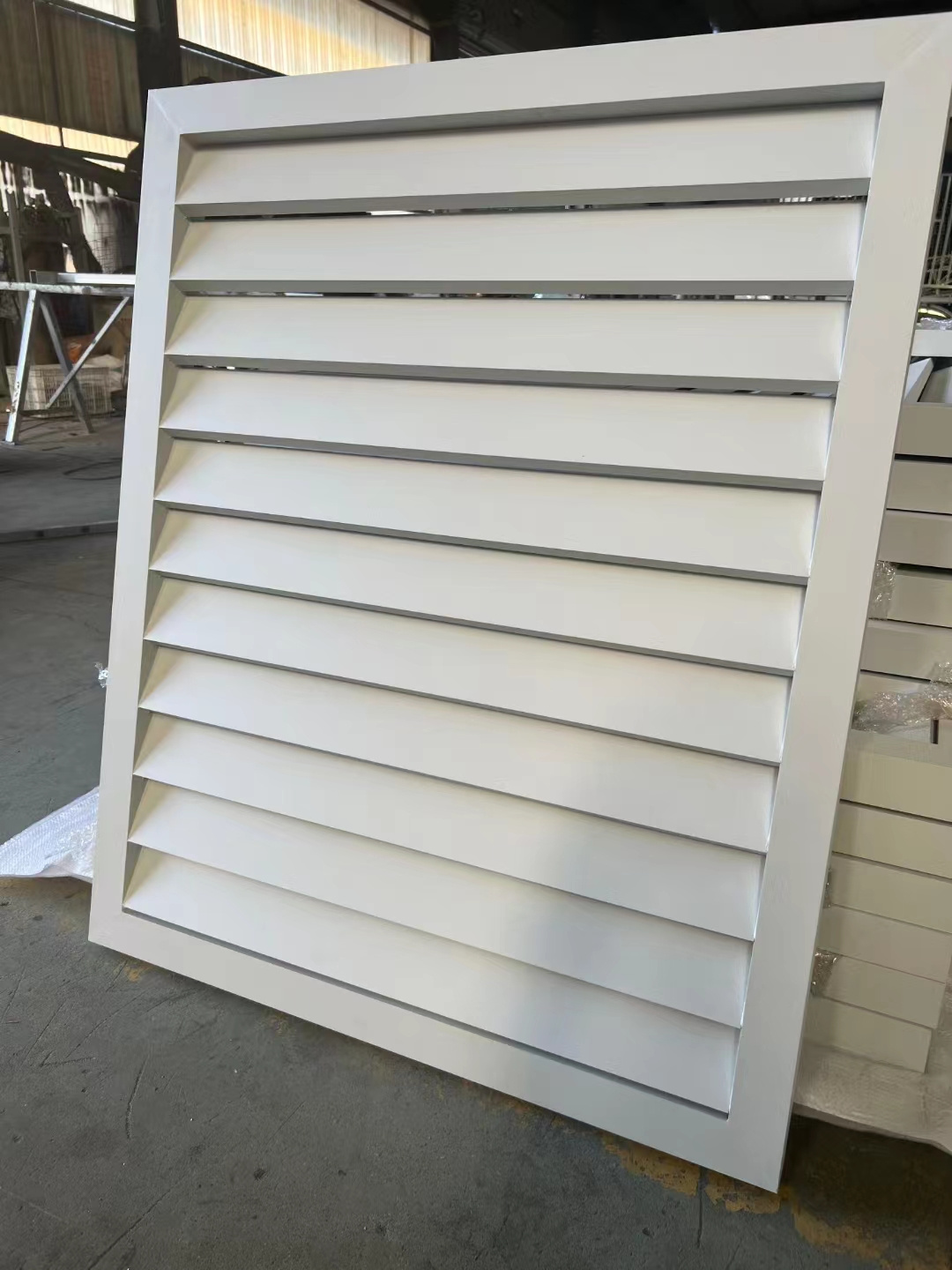 Aluminum shutter type fence as window blind style fence  Modern Fence for home garden