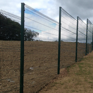 3D welded mesh fencing curvy panel 200x50 sustainable cloture zaun ogrodzenia galvanized wire grillage recycle easily assembled