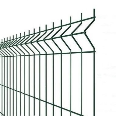 3D welded mesh fencing curvy panel 200x50 folds cloture zaun fence 4mm 5mm ogrodzenia galvanized wire valla grillage green grey