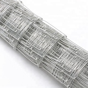 Hinged Joint Hot dip Galvanized Wire 2.5/2.0mm Security Deer Fencing mesh Roll Fixed Knot Cattle Sheep lamb Field Farm Fence