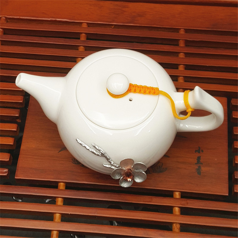 Wholesale Price Exquisite Ceramic Teapot Kung Fu Tea Porcelain Tea Set For Drinking