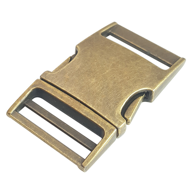 High quality Metal 1 Inch 2 Inch Release Curved Buckle for Straps Side Release Metal Buckle for Handbags