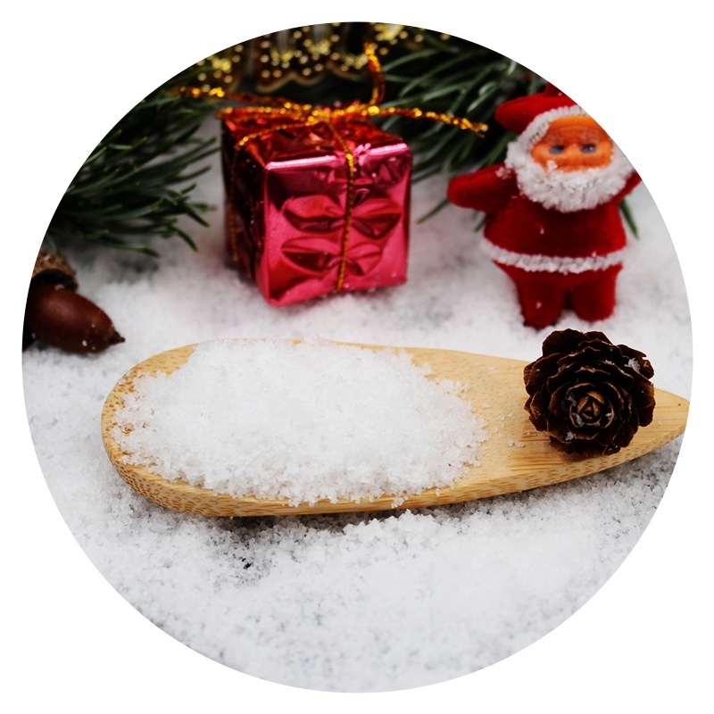 Christmas Decorations Magic Snow Powder Sodium Polyacrylate Fake Snow Crystals Instant Snow White Powder for Slime