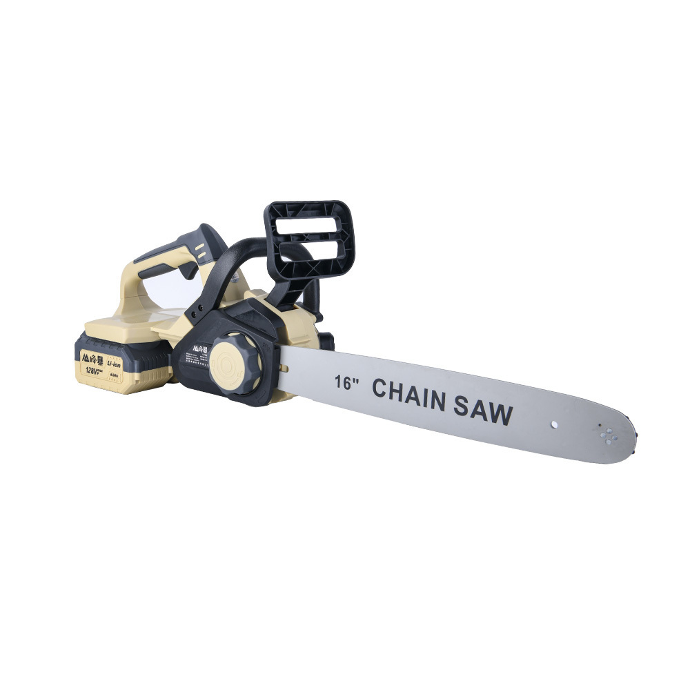 FENGBAO Lithium Battery Powered Portable Small Rechargeable Electric Chain Saw For Stone Tree Left Handed Chainsaw